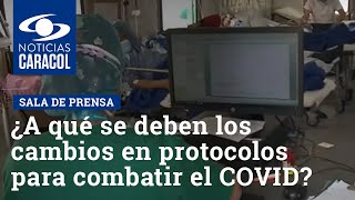 ¿A qué se deben los cambios en protocolos para combatir el COVID19 en Colombia [upl. by Notyrb182]