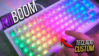 ARMAMOS NUESTRO PRIMER TECLADO CUSTOM 😱​ KIIBOOM MOONSHADOW 81✨​ [upl. by Kassey257]