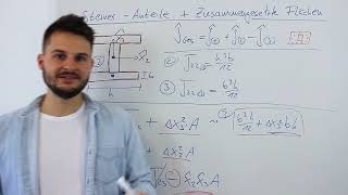 SteinerAnteile und zusammengesetzte Flächen  Flächenträgheitsmomente verstehen [upl. by Salmon]