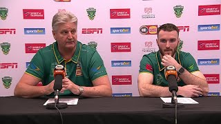 Scott Roth and Sean Macdonald press conference vs Melbourne  Championship Series Game 4 [upl. by Bechler]