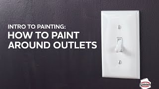 Glidden Paint  How to Paint Around Outlets [upl. by Libna250]