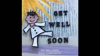 Get well soon free funny Stop motion  Gratis grappig Beterschap Wensen Filmpje met humor WhatsApp [upl. by Durkin789]