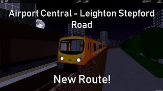 ROBLOX  SCR  Airport Central  Stepford Road timelapse new airlink route [upl. by Esirrehc]