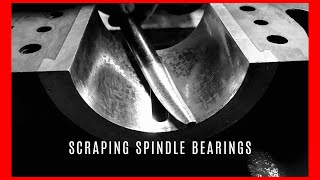 A toolroom lathe spindle bearing rescrape [upl. by Foy]