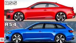 2018 Audi RS5 vs 2018 Audi RS4 Avant Launch Control amp Acceleration [upl. by Laucsap]