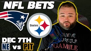 Patriots vs Steelers Week 14 NFL Bets  Kyle Kirms Football Picks amp Predictions  The Sauce Network [upl. by Norvan]