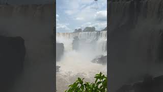 Beautiful Iguazú falls brasil argentina nature waterfall 🇧🇷 [upl. by Enirehtacyram347]