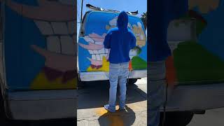 Graffiti Van 🔥 graffiti art viral reels [upl. by Rawde]