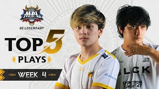 Top 5 Plays of Week 4  MPLPH S9 [upl. by Kono]