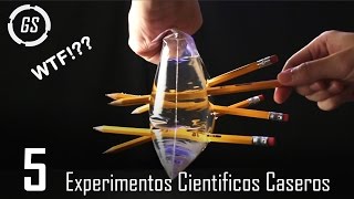 5 Increíbles Experimentos Que Puedes Realizar En Casa ▶2  Experimentos Caseros [upl. by Yance188]