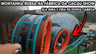 QUE LOUCURA😱 A NOVA MONTANHA RUSSA DA FÁBRICA DA CACAU SHOW [upl. by Dugald]