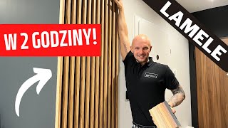 Lamele dekoracyjne w 2 GODZINY  jak wykonać samemu [upl. by Tareyn]