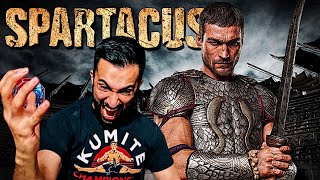 SPARTACUS SEASON 1 EPISODE 1 REACTION  RED SERPENT [upl. by Martsen536]