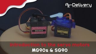 Introduction to the servomotors MG90s amp SG90  AZDelivery product introduction [upl. by Koa]