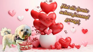 Hat dir heute schon jemand was Liebes gesagt  💕 liebe Grüße von mir 🐶 [upl. by Bridgette]