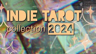 Indie Tarot Deck Collection 2024 ✨ The big deck inventory part two [upl. by Nnaeiluj]