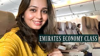 EMIRATES Economy Class Mumbai  Dubai  Dubai  Mumbai Flight Experience [upl. by Atnuahsal]