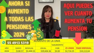 Ahora si aumento a todas las pensiones 2024 [upl. by Oslec]