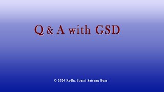 Q amp A with GSD 126 with CC [upl. by Anoli712]