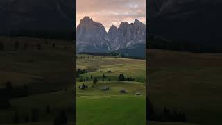 Alpe Di Siusi or Seiser travel italy relaxing [upl. by Guilbert]