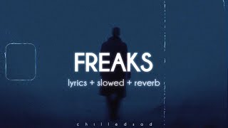 Freaks  Surf Curse slowed n reverb  lyrics [upl. by Friede]