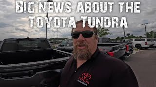 Big news about the Toyota Tundra [upl. by Whitehouse]