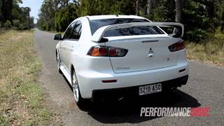 2013 Mitsubishi Lancer Evolution X engine sound and 0100kmh [upl. by Ellwood]