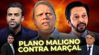 TARCÍSIO PREPARA AÇÃO MALIGNA CONTRA MARÇAL COM O APOIO DOS BOLSONARO [upl. by Ellga533]