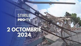 Știrile PRO TV  2 Octombrie 2024 [upl. by Cristie]