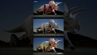 Triceratops Project  Rigging Animation Ziva Dynamics Unreal Engine  TPaulino Shorts [upl. by Kala]