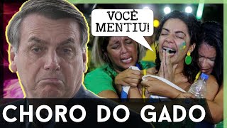 🚨BOLSONARISTAS DESTRUIRÃO BOLSONARO EM BREVE Gado chora chateado [upl. by Alinoel]