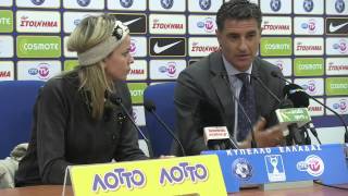 ΣυνΤύπου Αστ Τρίπολης  Ολυμπιακός 01 Michels Press ConfAst Tripolis  Olympiacos 01 [upl. by Girovard122]