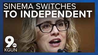 Sen Kyrsten Sinema switches from Democrat to Independent [upl. by Kimberli]