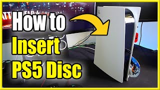 PS5 How to Insert Disc Correctly Best Method [upl. by Alethia]