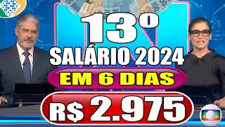 INSS Libera 1ª Parcela do 13º Salário para Aposentados  Calendário 2024 com Datas e Valores [upl. by Lagasse]