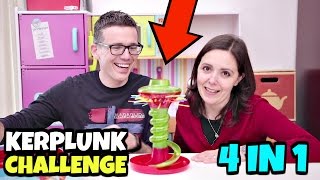 KERPLUNK TOY CHALLENGE 4 sfide al gioco delle BIGLIE CADENTI [upl. by Florance691]