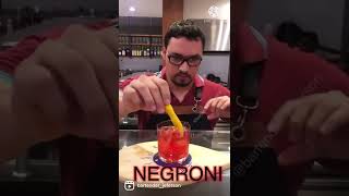 Negroni diferente clássico brasil drinks viral bartender [upl. by Assirrem]