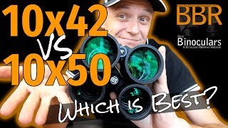 10x42 vs 10x50 Binoculars  Which is Best [upl. by Liagaba851]