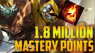 SILVER WUKONG 1800000 MASTERY POINTS Spectate Highest Mastery Points on Wukong [upl. by Eelram]