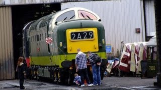 Deltic quotDurham Light Infantryquot running at Everard Junction [upl. by Bunder]