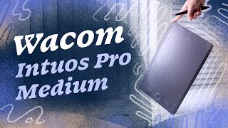 Unboxing the Wacom Intuos Pro Medium A graphic designers perspective [upl. by Samuela488]