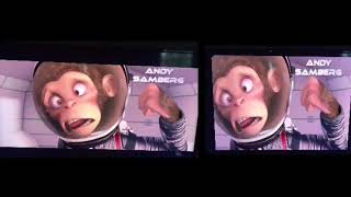 Space Chimps Credits Widescreen vs Full Screen [upl. by Pump]