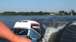 1981 Evinrude 75hp outboard motor [upl. by Shum]