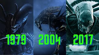 EVOLUTION OF XENOMORPHALIEN IN MOVIES19792017 [upl. by Ahcsatan786]