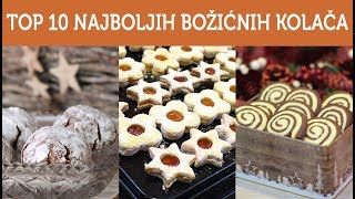 Top 10 najboljih božićnih kolača  Recepttura [upl. by Carilyn]