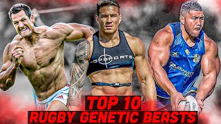 Top 10 GENETIC FREAKS Of Rugby  The Ultimate BEAST MODE ATHLETES [upl. by Sunderland]