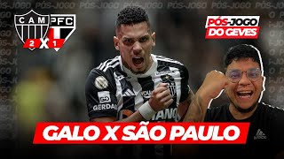 PÓSJOGO DO GEVES GALO 2x1 TRICOLOR  TUDO VOLTANDO AO NORMAL [upl. by Ahsikram]