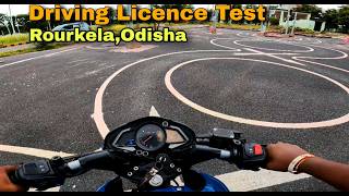 Odisha RTO Two Wheeler Driving Test  DL driving test odisha Driving licence test DL test Rourkela [upl. by Belshin]