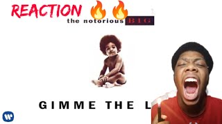 The Notorious BIG  Gimmie The Loot REACTION CLASSIC [upl. by Sirromaj]