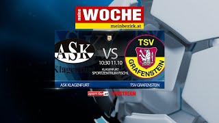 Fussball live Unterliga Ost ASK Klagenfurt gegen Grafenstein am 1110 [upl. by Vola823]